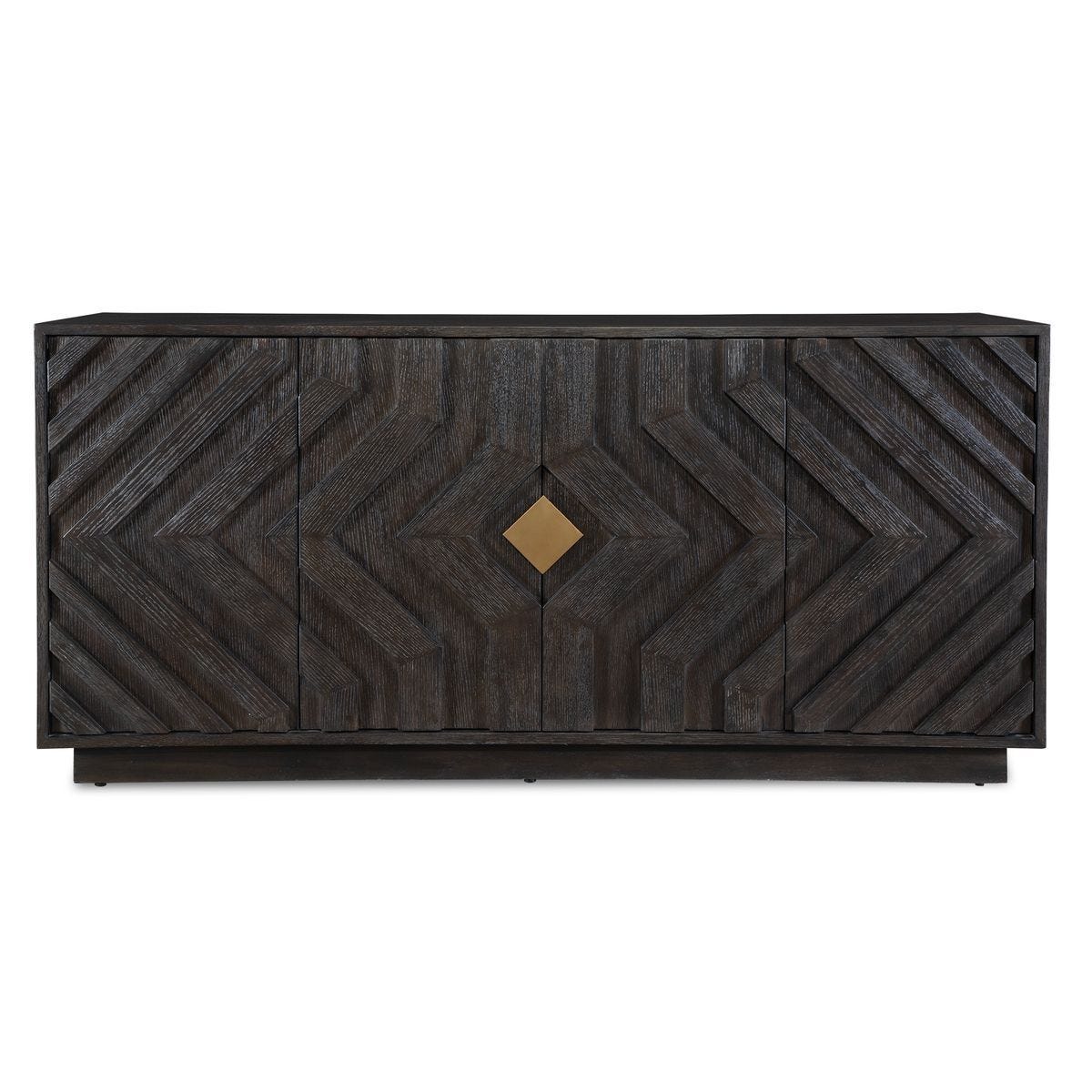 Faulkner 4 Door Cabinet - perfect storage for drinks and glassware | Image 2 | InSTYLE Home & Rugs