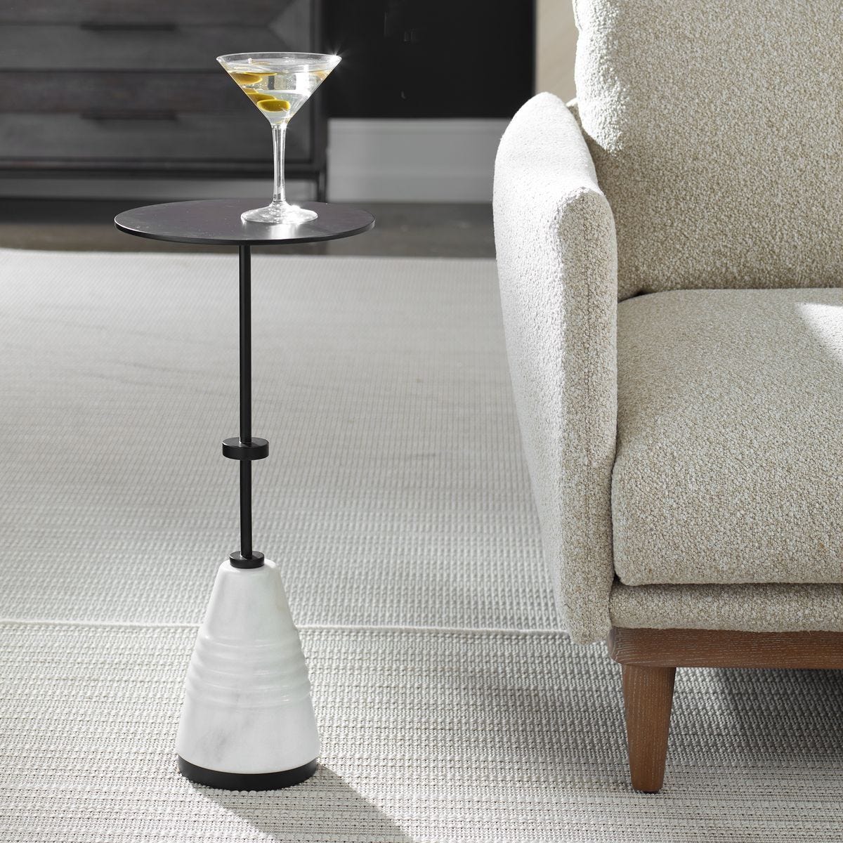 Kincaid Drink Table - contemporary end table for sofas | Image 4 | InSTYLE Home & Rugs