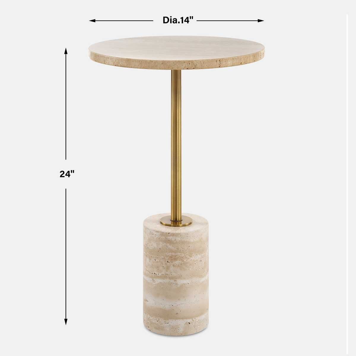 Malya Accent Table - small accent table with storage for a clutter-free space | Image 6 | InSTYLE Home & Rugs