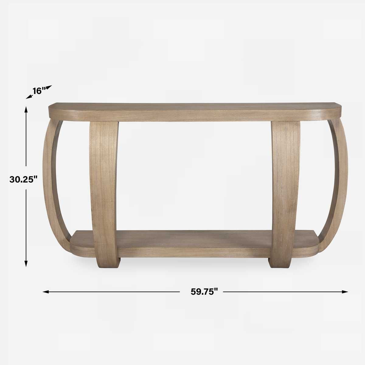 Adona Console Table - compact console for organizing entryway or hallway essentials | Image 5 | InSTYLE Home & Rugs