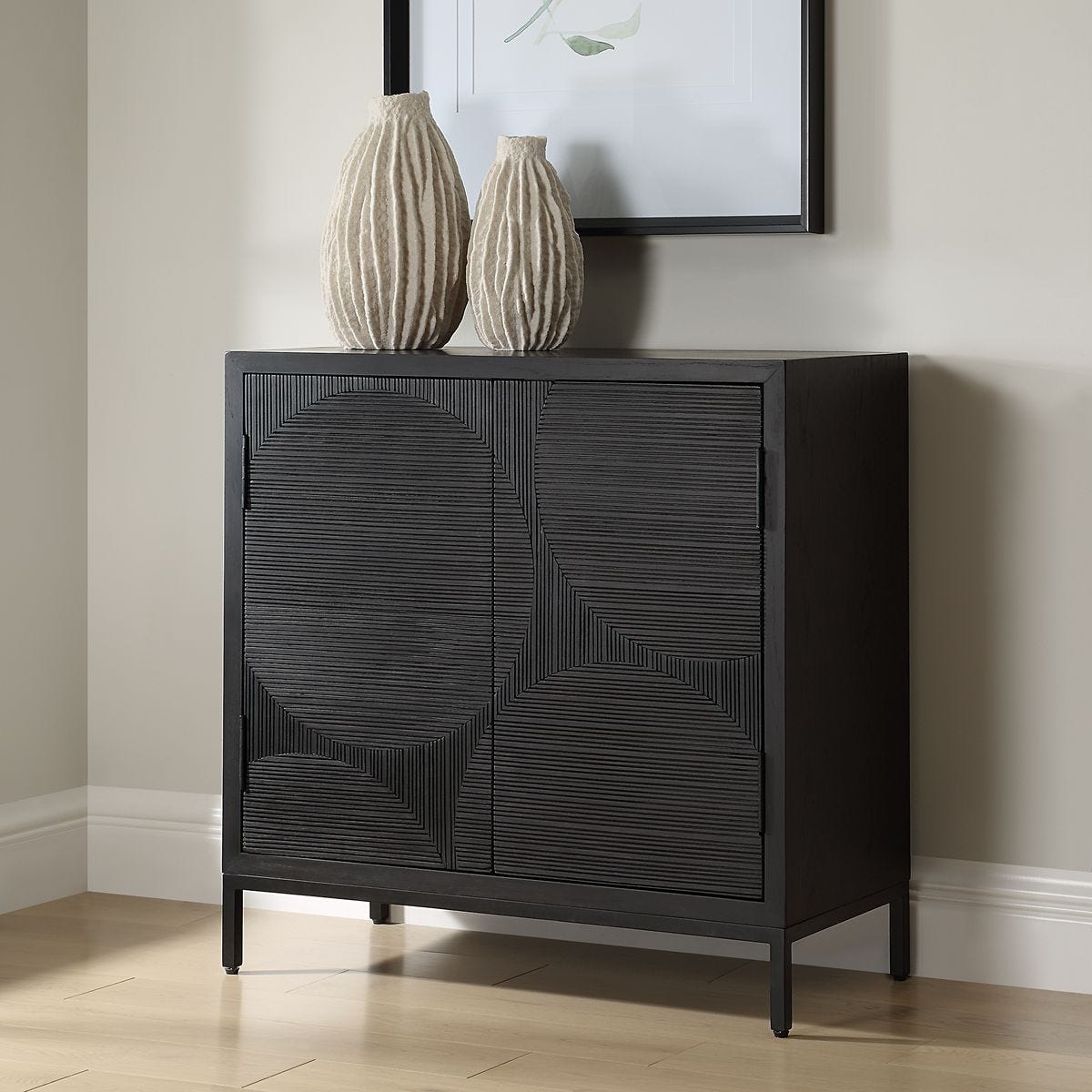 Beswick 2 Door Cabinet - perfect storage for drinks and glassware | Image 3 | InSTYLE Home & Rugs