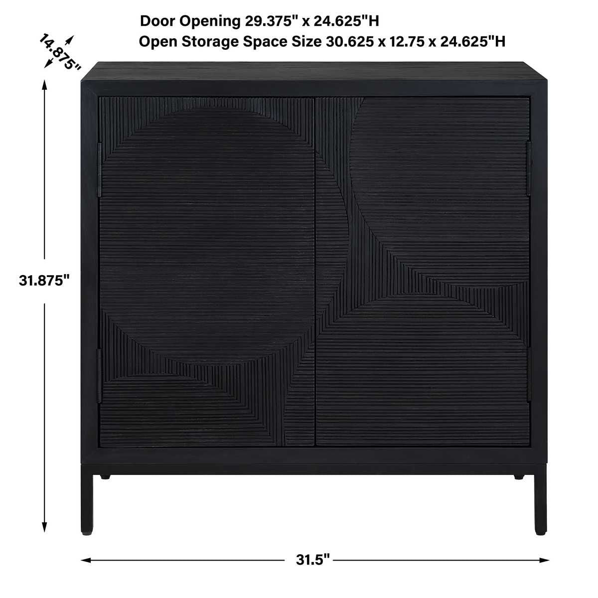 Beswick 2 Door Cabinet - perfect storage for drinks and glassware | Image 9 | InSTYLE Home & Rugs