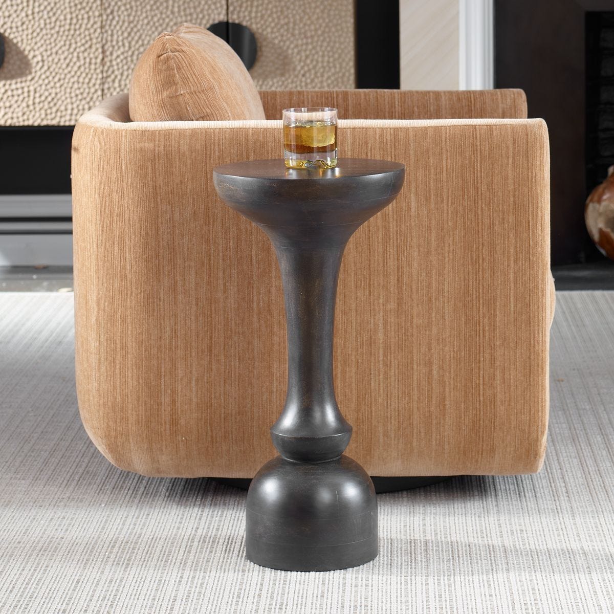 Gambit Accent Table - small accent table with storage for a clutter-free space | Image 1 | InSTYLE Home & Rugs