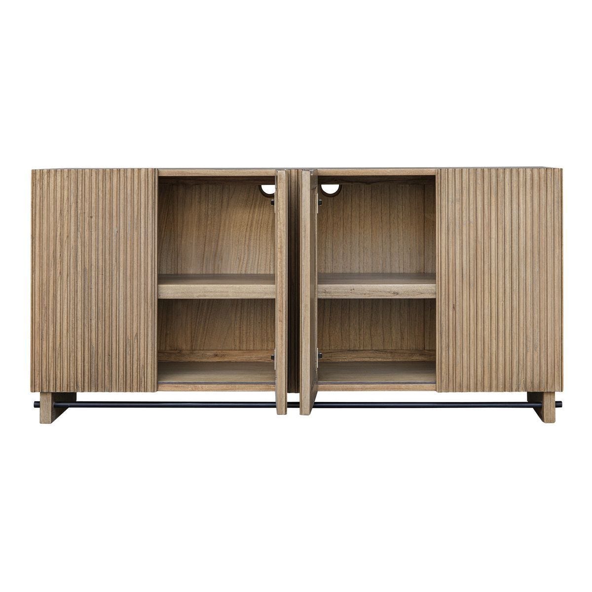 Kellem 4 Door Cabinet - elegant cabinets for your bar | Image 7 | InSTYLE Home & Rugs