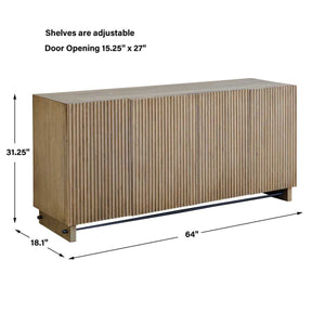 Kellem 4 Door Cabinet - elegant cabinets for your bar | Image 14 | InSTYLE Home & Rugs