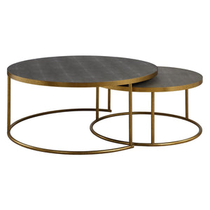 Aragon Nesting Coffee Tables, S/2, Gray - stylish tables for living rooms | Image 4 | InSTYLE Home & Rugs