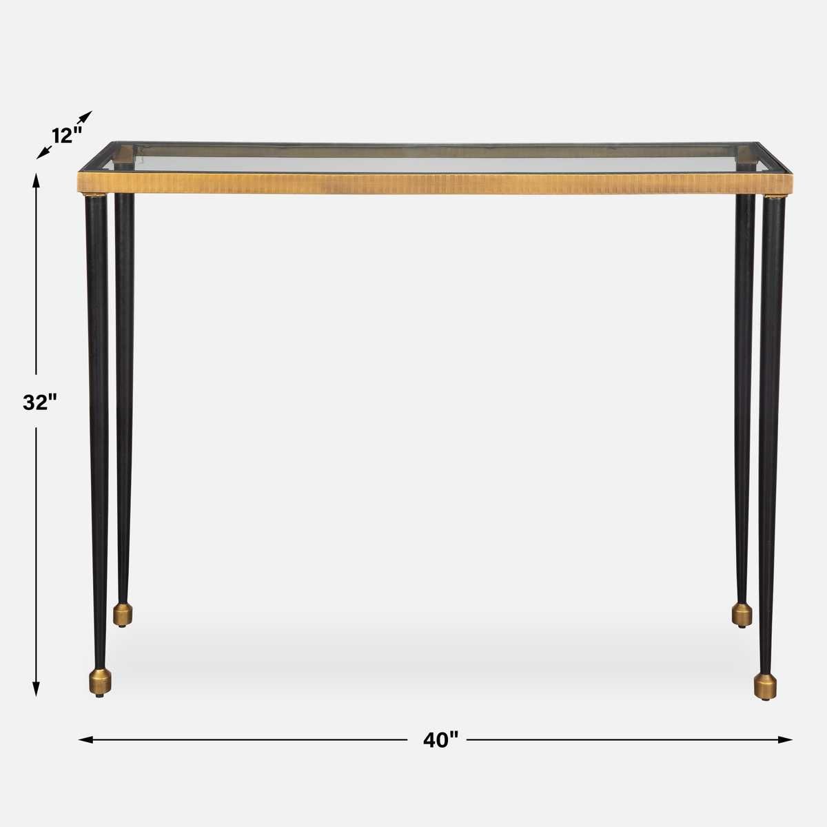 Stiletto Console Table - slim tables for entryways | Image 7 | InSTYLE Home & Rugs