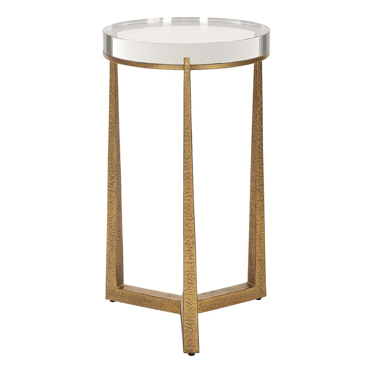 Midas Accent Table, Round - chic accent table for contemporary home interiors | Image 4 | InSTYLE Home & Rugs