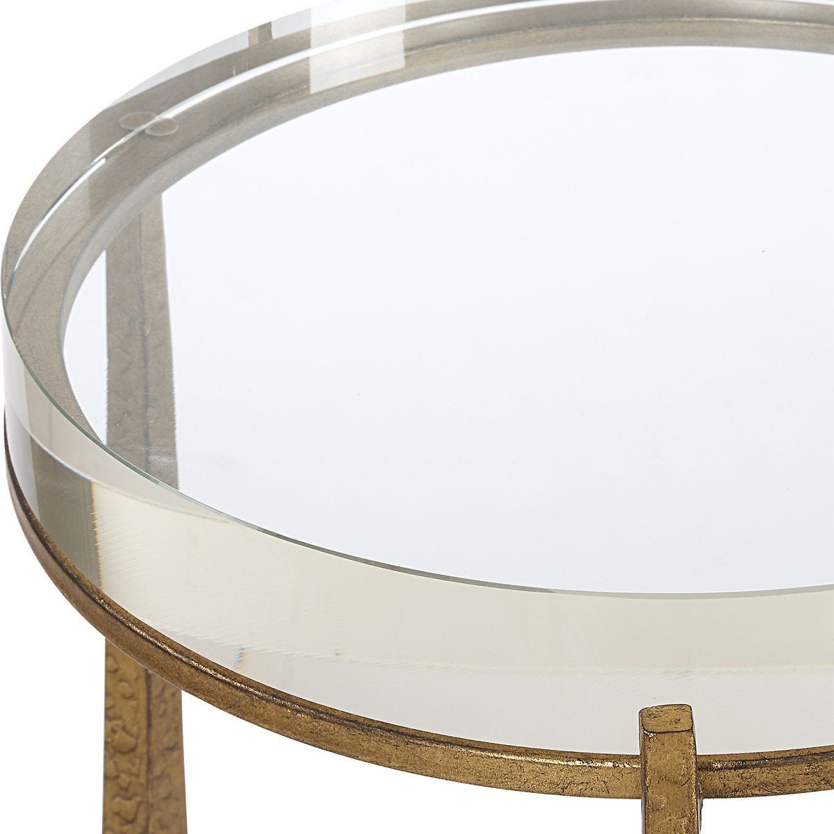 Midas Accent Table, Round - chic accent table for contemporary home interiors | Image 5 | InSTYLE Home & Rugs