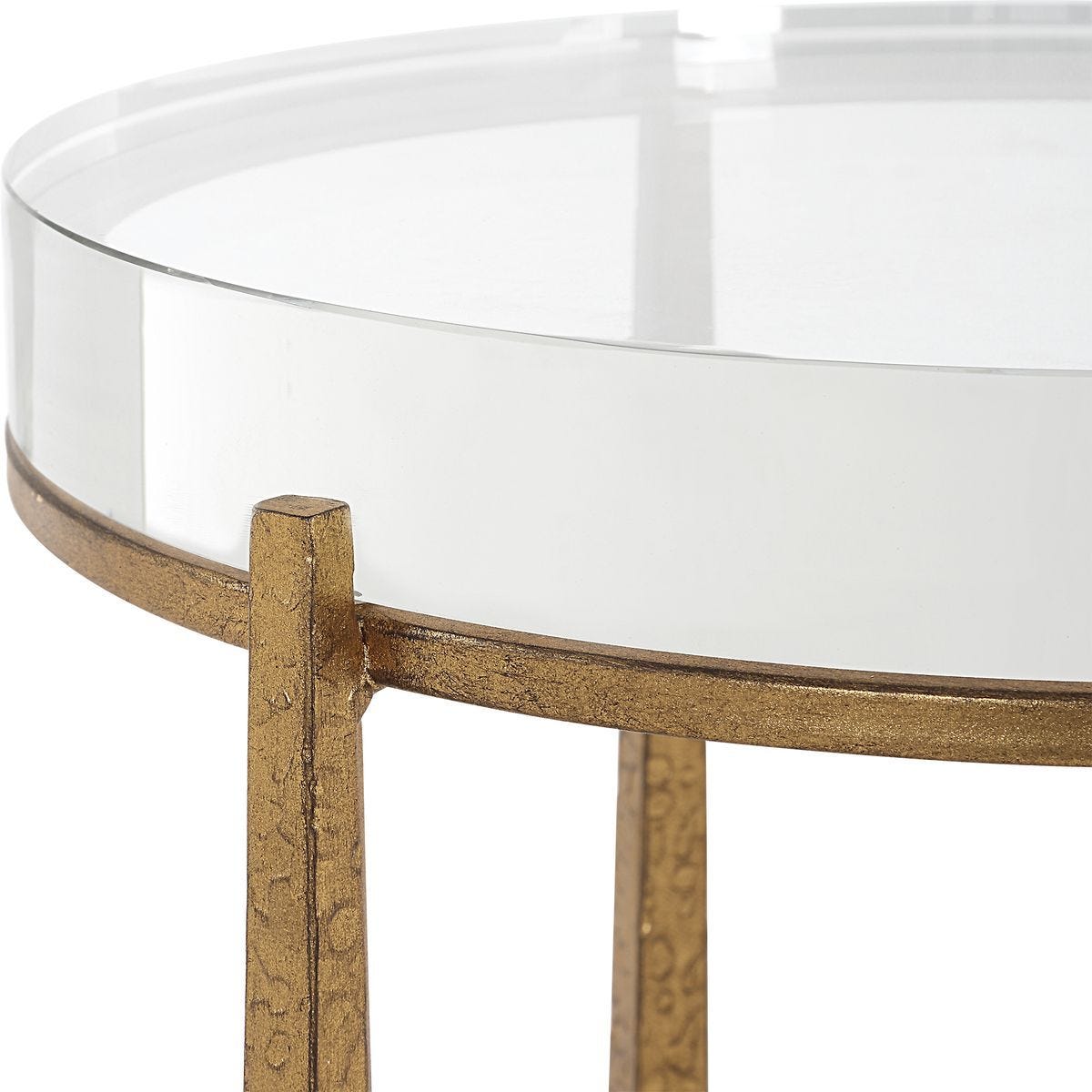 Midas Accent Table, Round - chic accent table for contemporary home interiors | Image 6 | InSTYLE Home & Rugs