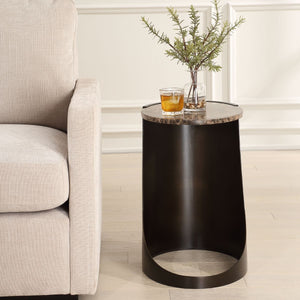 Welling Side Table - perfect for holding drinks, lamps, and other essentials | Image 3 | InSTYLE Home & Rugs