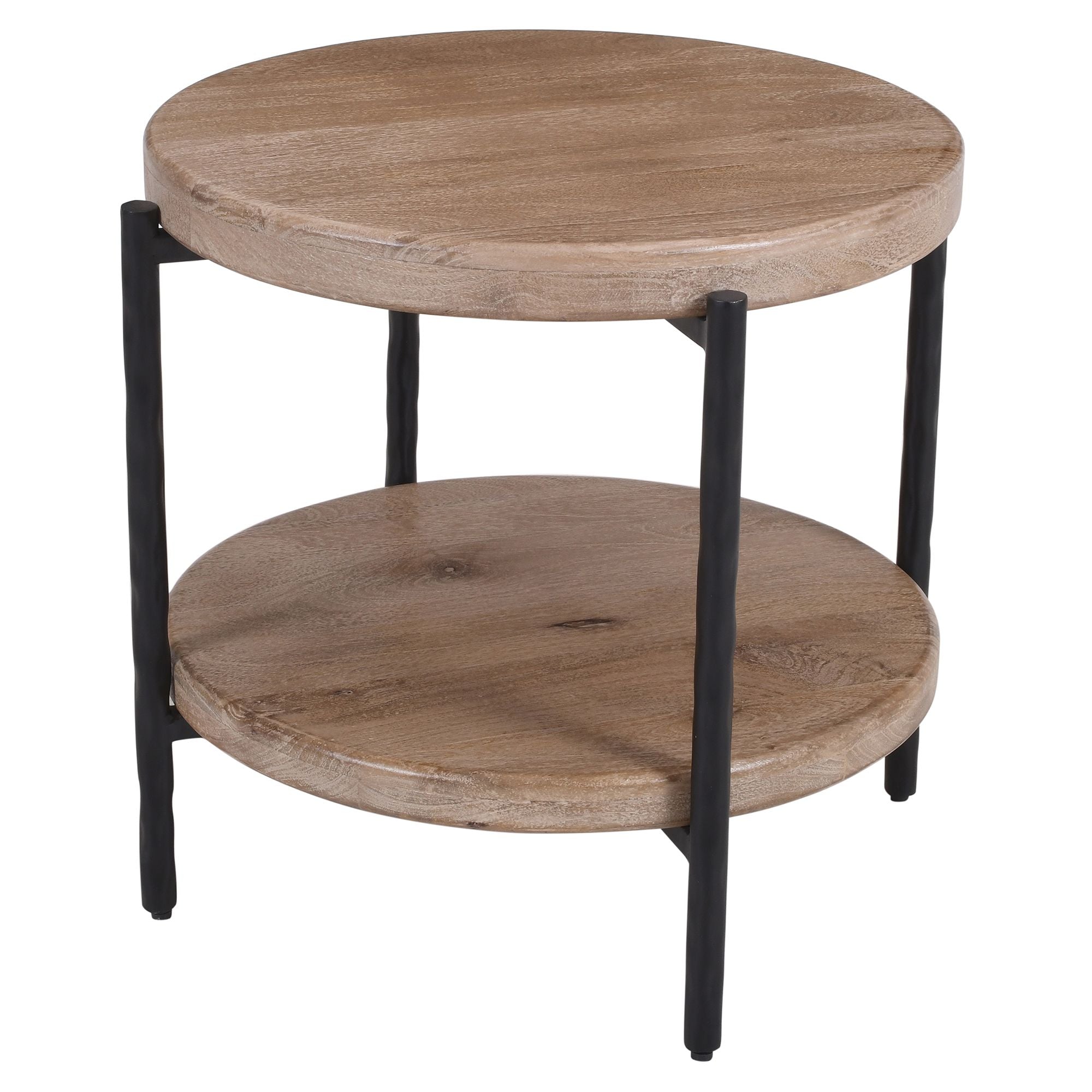 Johar Round Accent Table - chic accent table for contemporary home interiors | Image 3 | InSTYLE Home & Rugs