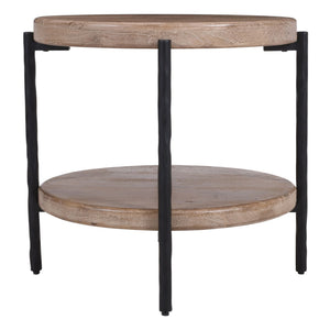 Johar Round Accent Table - chic accent table for contemporary home interiors | Image 4 | InSTYLE Home & Rugs