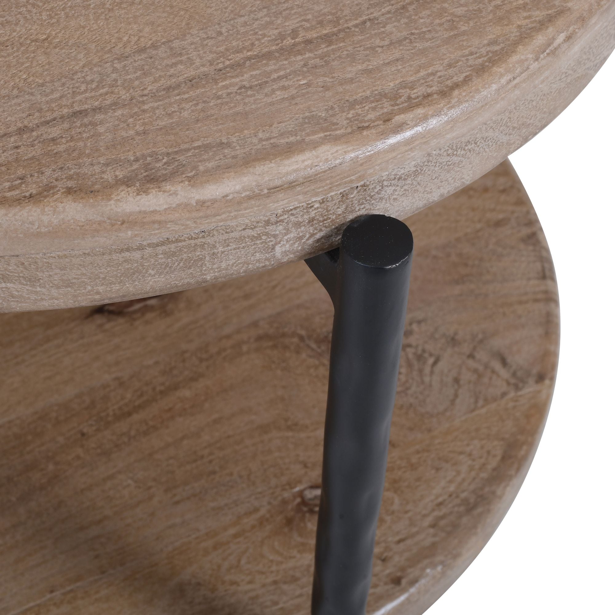 Johar Round Accent Table - chic accent table for contemporary home interiors | Image 5 | InSTYLE Home & Rugs