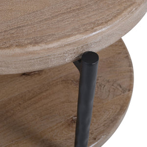 Johar Round Accent Table - chic accent table for contemporary home interiors | Image 5 | InSTYLE Home & Rugs