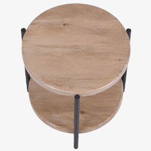 Johar Round Accent Table - chic accent table for contemporary home interiors | Image 6 | InSTYLE Home & Rugs