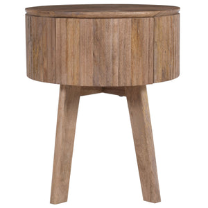 Balark Round 1 Drawer Accent Table - small accent table with storage for a clutter-free space | Image 6 | InSTYLE Home & Rugs