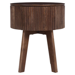 Balark Round 1 Drawer Accent Table - small accent table with storage for a clutter-free space | Image 13 | InSTYLE Home & Rugs