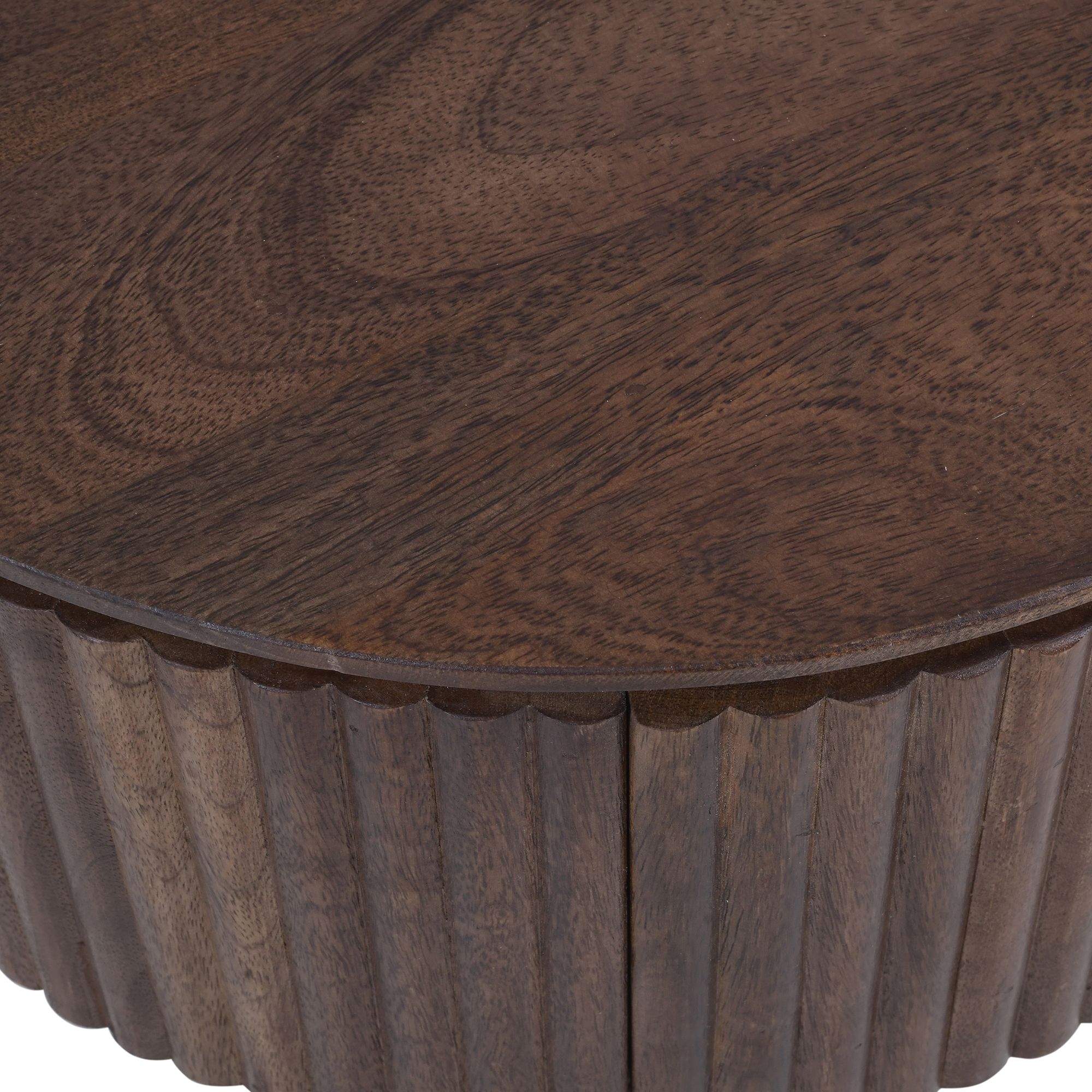 Balark Round 1 Drawer Accent Table - small accent table with storage for a clutter-free space | Image 15 | InSTYLE Home & Rugs