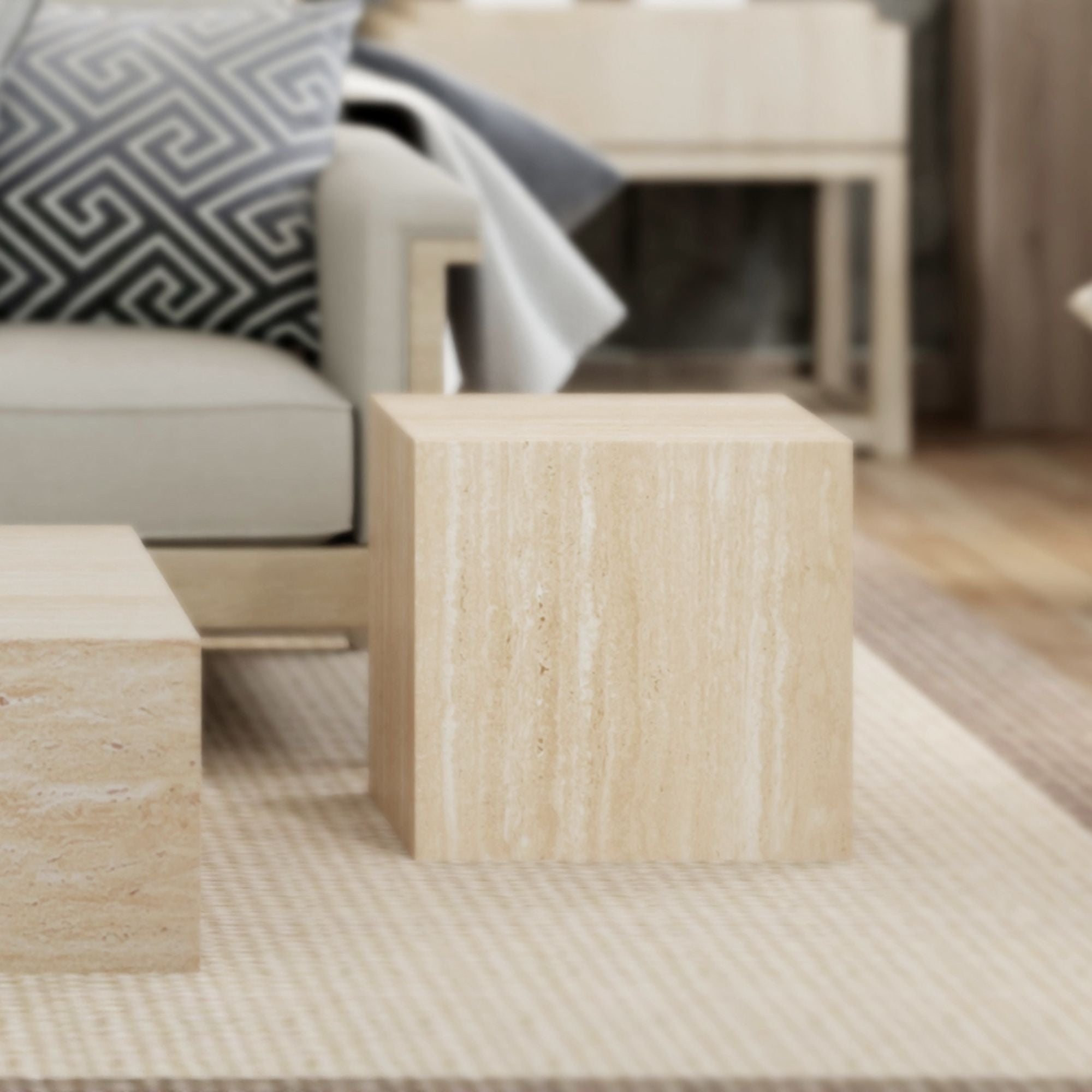 Artemis Square Accent Table - functional accent table with unique design for any room | Image 10 | InSTYLE Home & Rugs