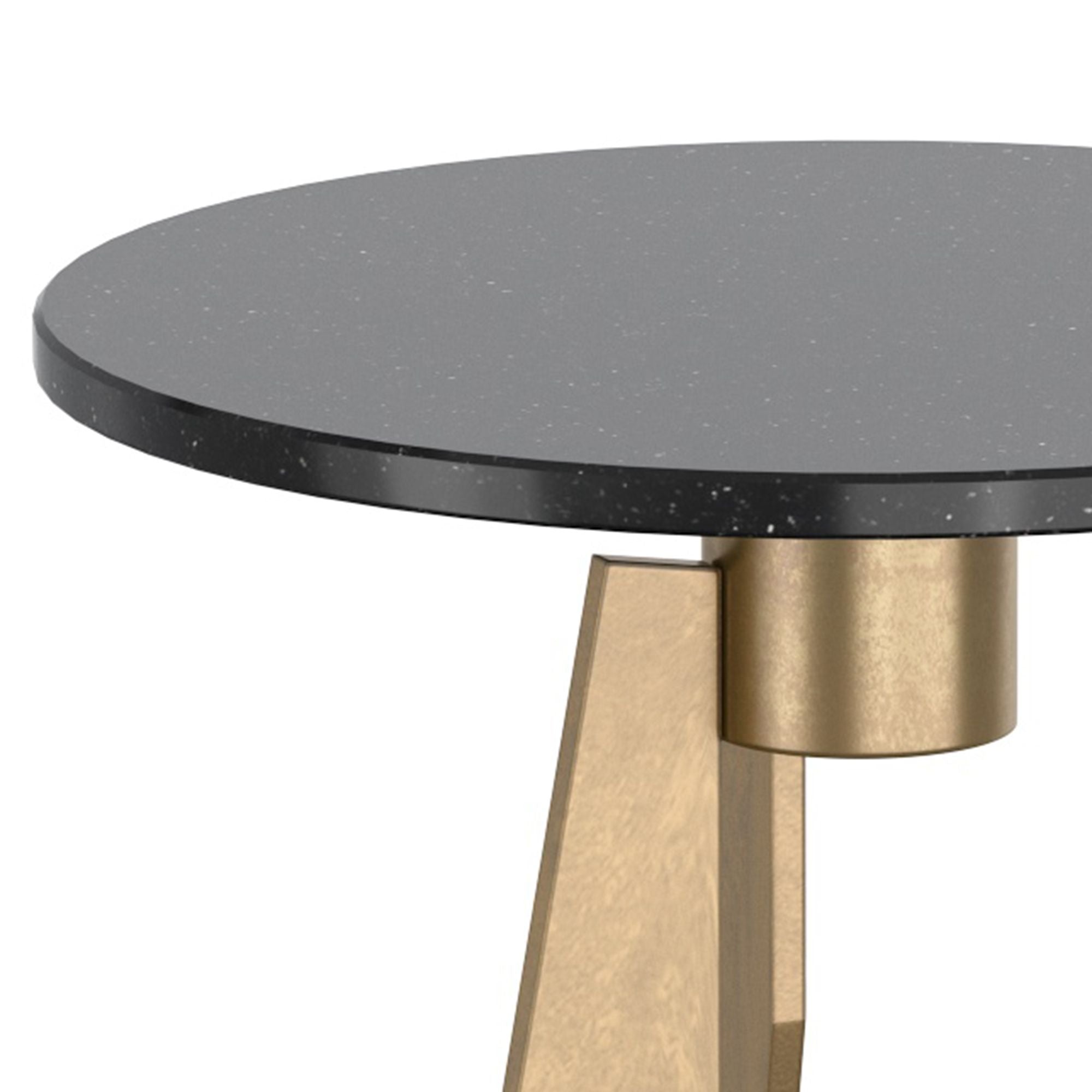 Devas Round Accent Table - small accent table with storage for a clutter-free space | Image 7 | InSTYLE Home & Rugs