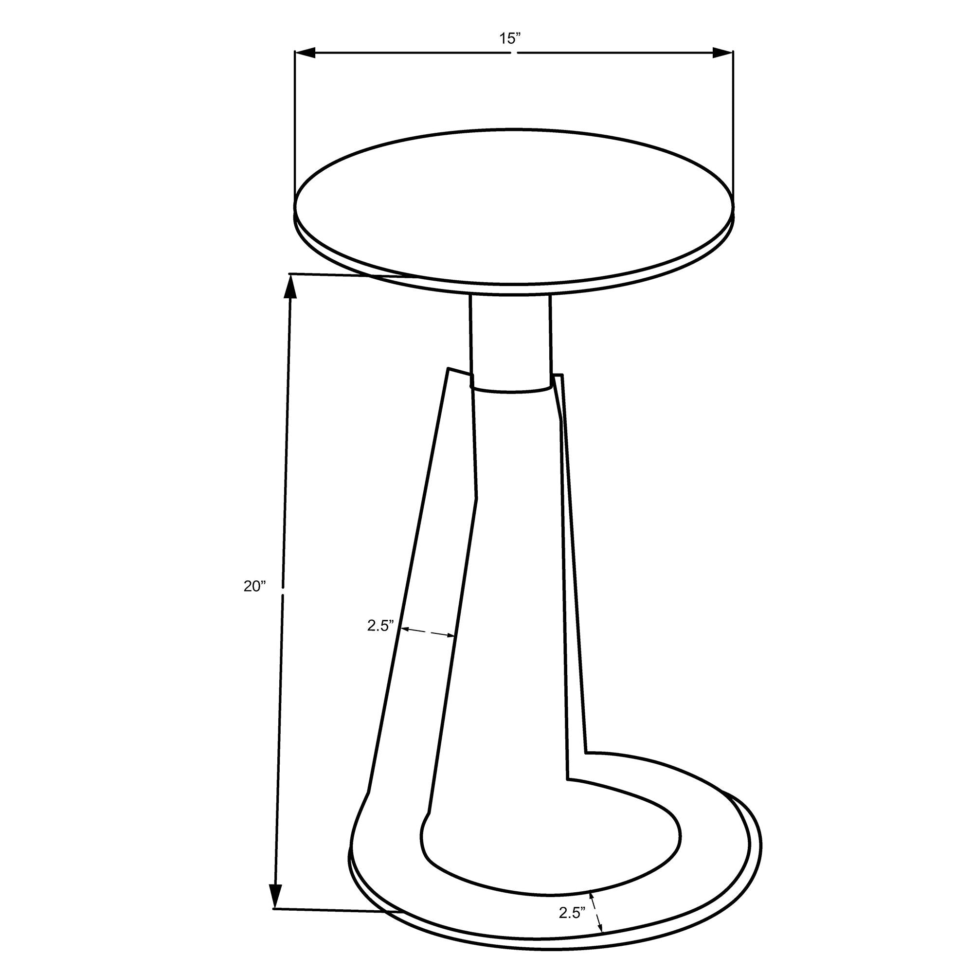 Devas Accent Table - small accent table with storage for a clutter-free space | Image 9 | InSTYLE Home & Rugs