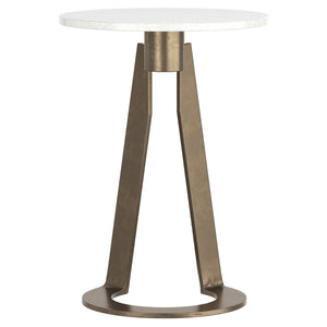 Devas Round Accent Table - small accent table with storage for a clutter-free space | Image 13 | InSTYLE Home & Rugs