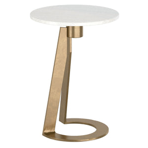 Devas Round Accent Table - small accent table with storage for a clutter-free space | Image 2 | InSTYLE Home & Rugs