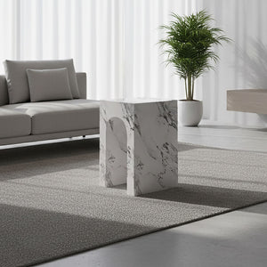 Atticus Square Accent Table - chic accent table for contemporary home interiors | Image 3 | InSTYLE Home & Rugs