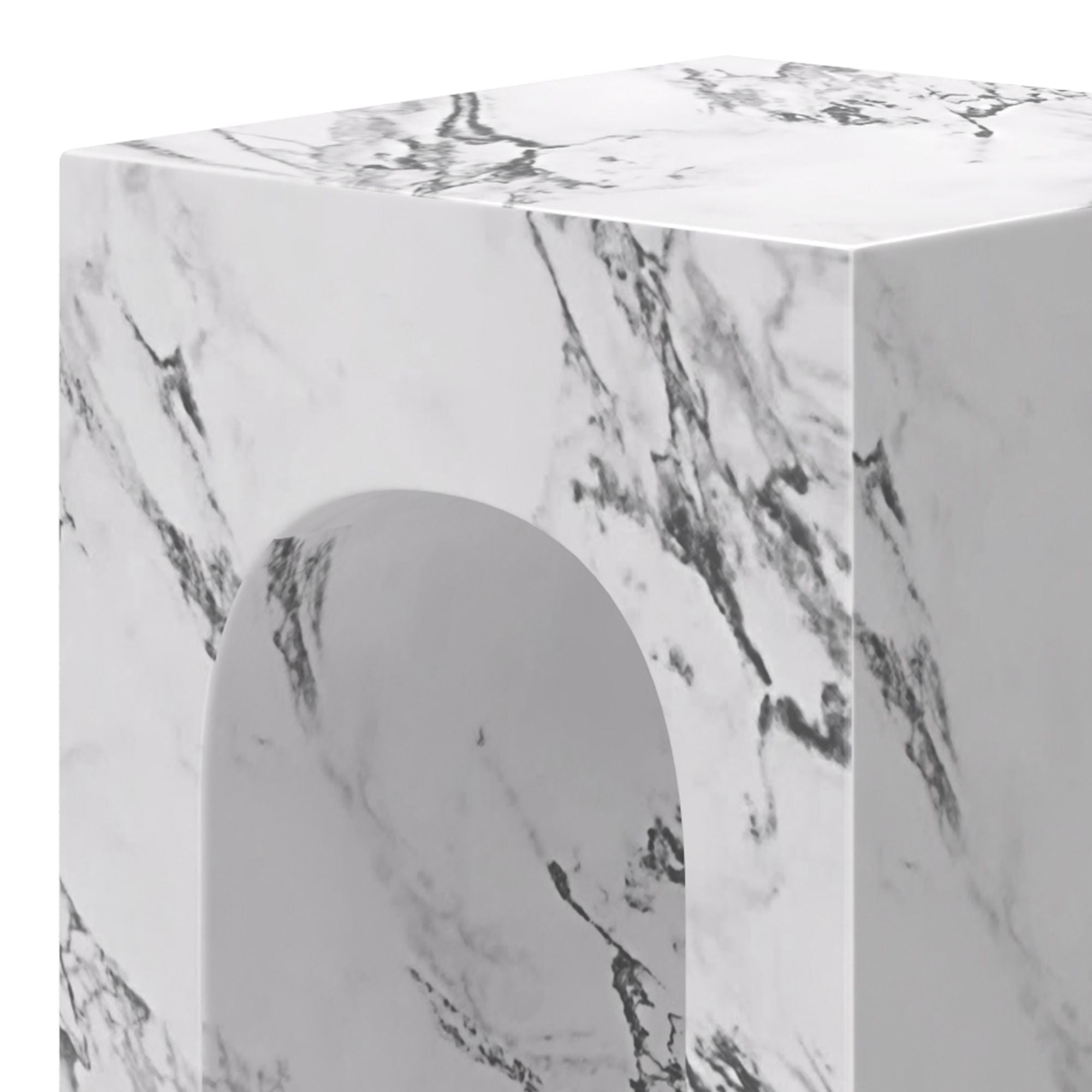 Atticus Square Accent Table - functional accent table with unique design for any room | Image 4 | InSTYLE Home & Rugs
