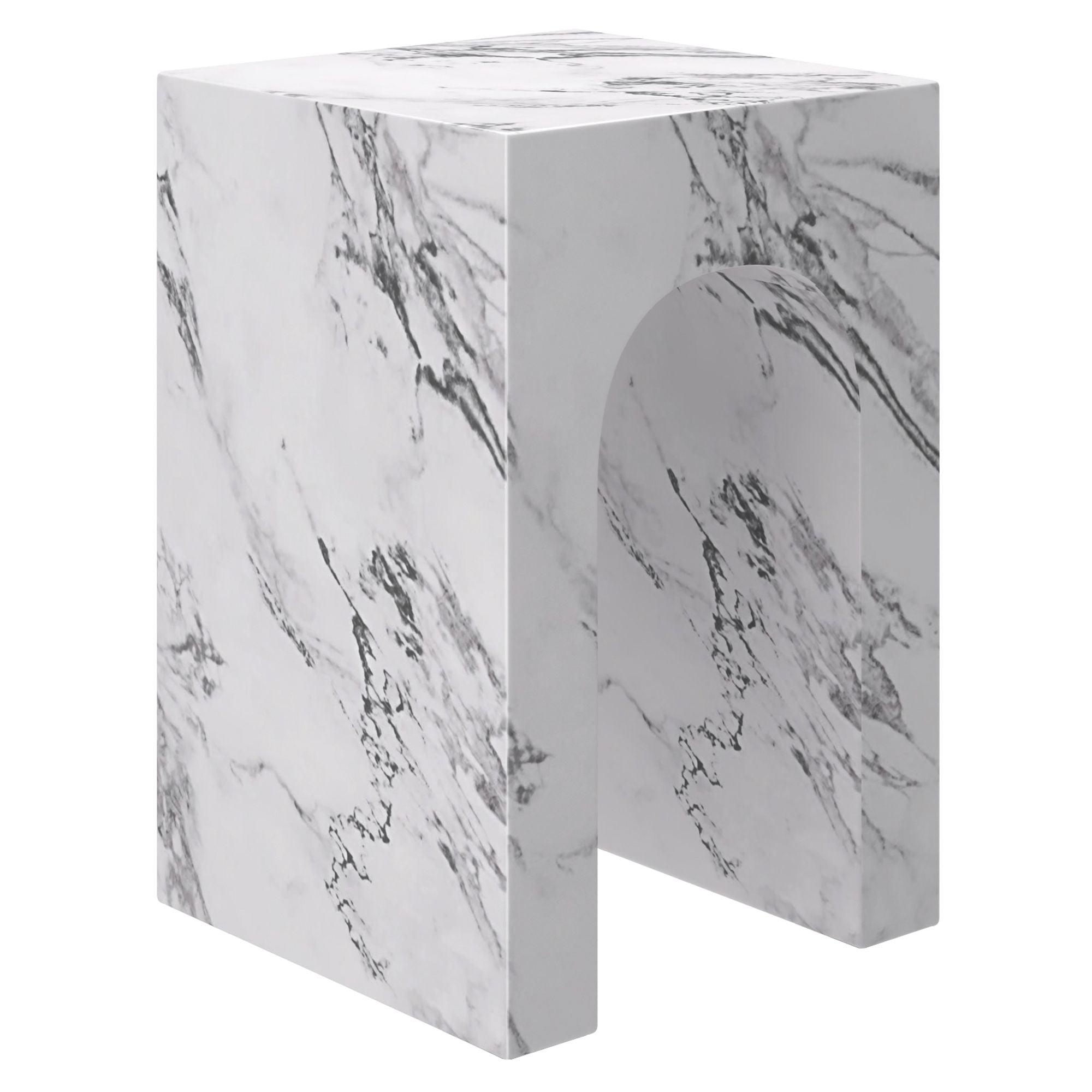 Atticus Square Accent Table - functional accent table with unique design for any room | Image 1 | InSTYLE Home & Rugs
