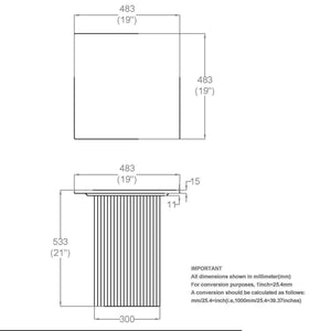 Roland Square Accent Table - chic accent table for contemporary home interiors | Image 8 | InSTYLE Home & Rugs