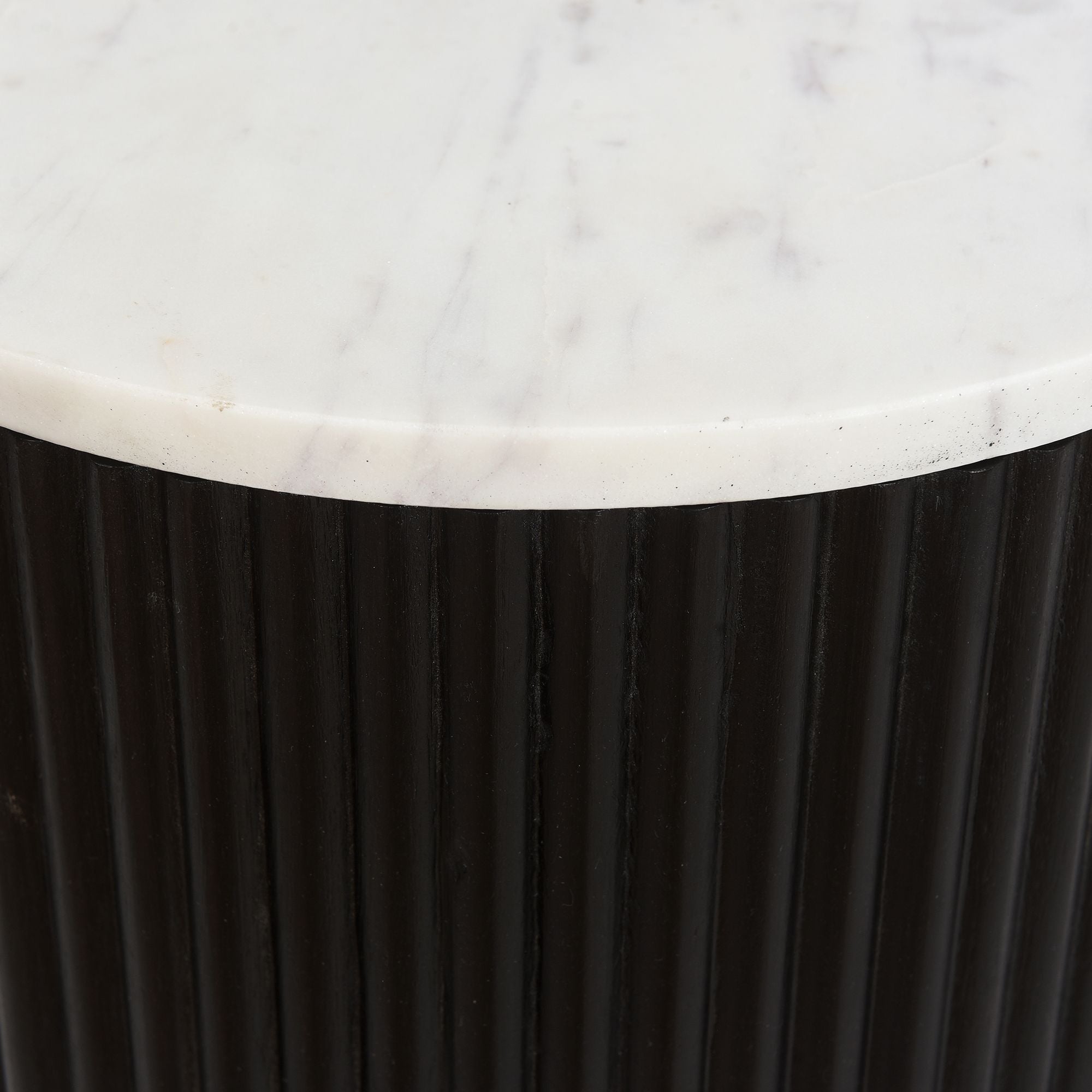 Reyna Round Accent Table with Storage - small accent table with storage for a clutter-free space | Image 7 | InSTYLE Home & Rugs