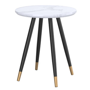 Emery Round Accent Table - functional accent table with unique design for any room | Image 1 | InSTYLE Home & Rugs