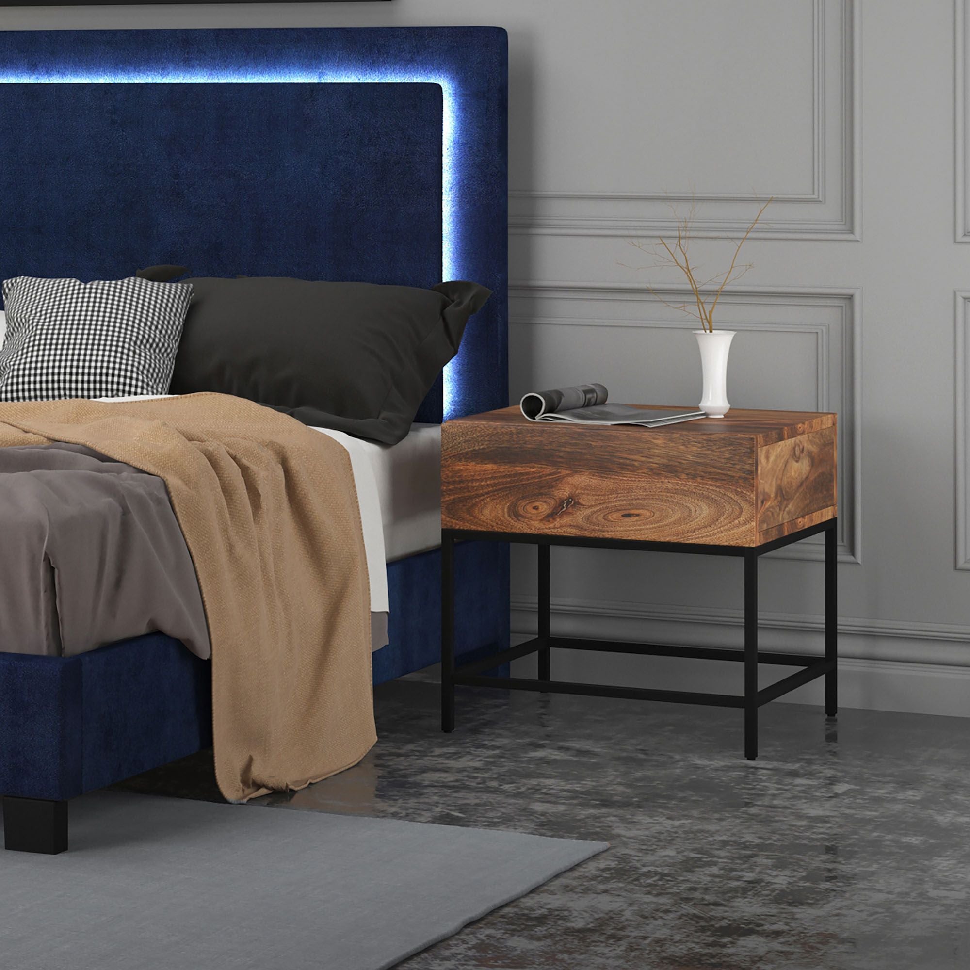 Ojas Accent Table - small accent table with storage for a clutter-free space | Image 2 | InSTYLE Home & Rugs