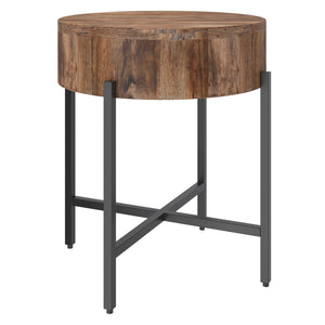 Blox Round Accent Table - chic accent table for contemporary home interiors | Image 1 | InSTYLE Home & Rugs