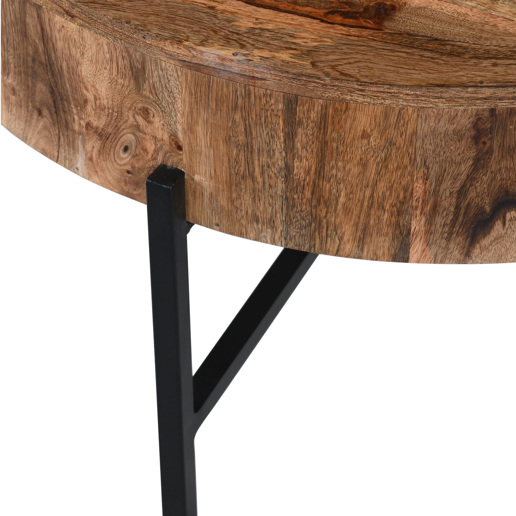 Blox Round Accent Table - chic accent table for contemporary home interiors | Image 7 | InSTYLE Home & Rugs