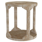 Avni Round Accent Table - small accent table with storage for a clutter-free space | Image 1 | InSTYLE Home & Rugs