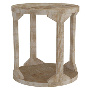 Avni Round Accent Table - small accent table with storage for a clutter-free space | Image 1 | InSTYLE Home & Rugs
