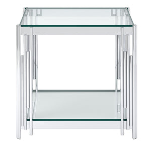 Estrel Large Accent Table - chic accent table for contemporary home interiors | Image 11 | InSTYLE Home & Rugs