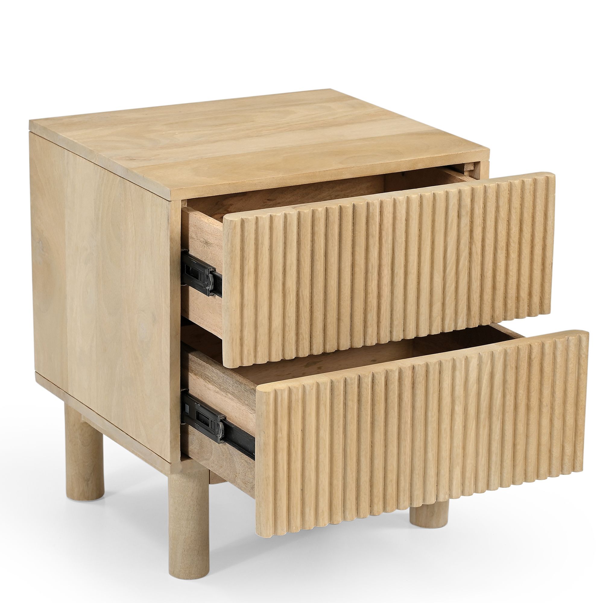 Sangra 2 Drawer Accent Table - functional accent table with unique design for any room | Image 11 | InSTYLE Home & Rugs