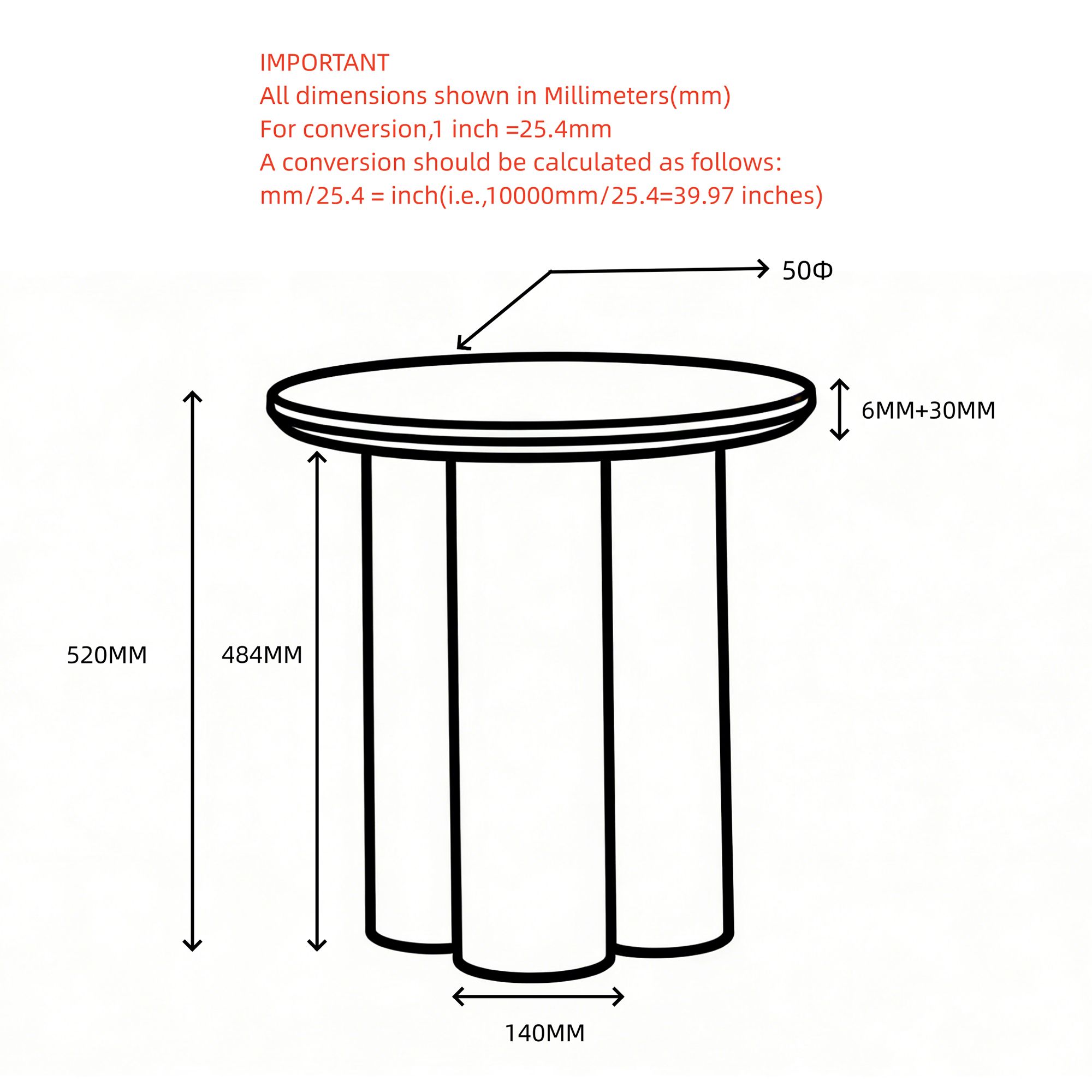 Seaton Round Accent Table - functional accent table with unique design for any room | Image 8 | InSTYLE Home & Rugs