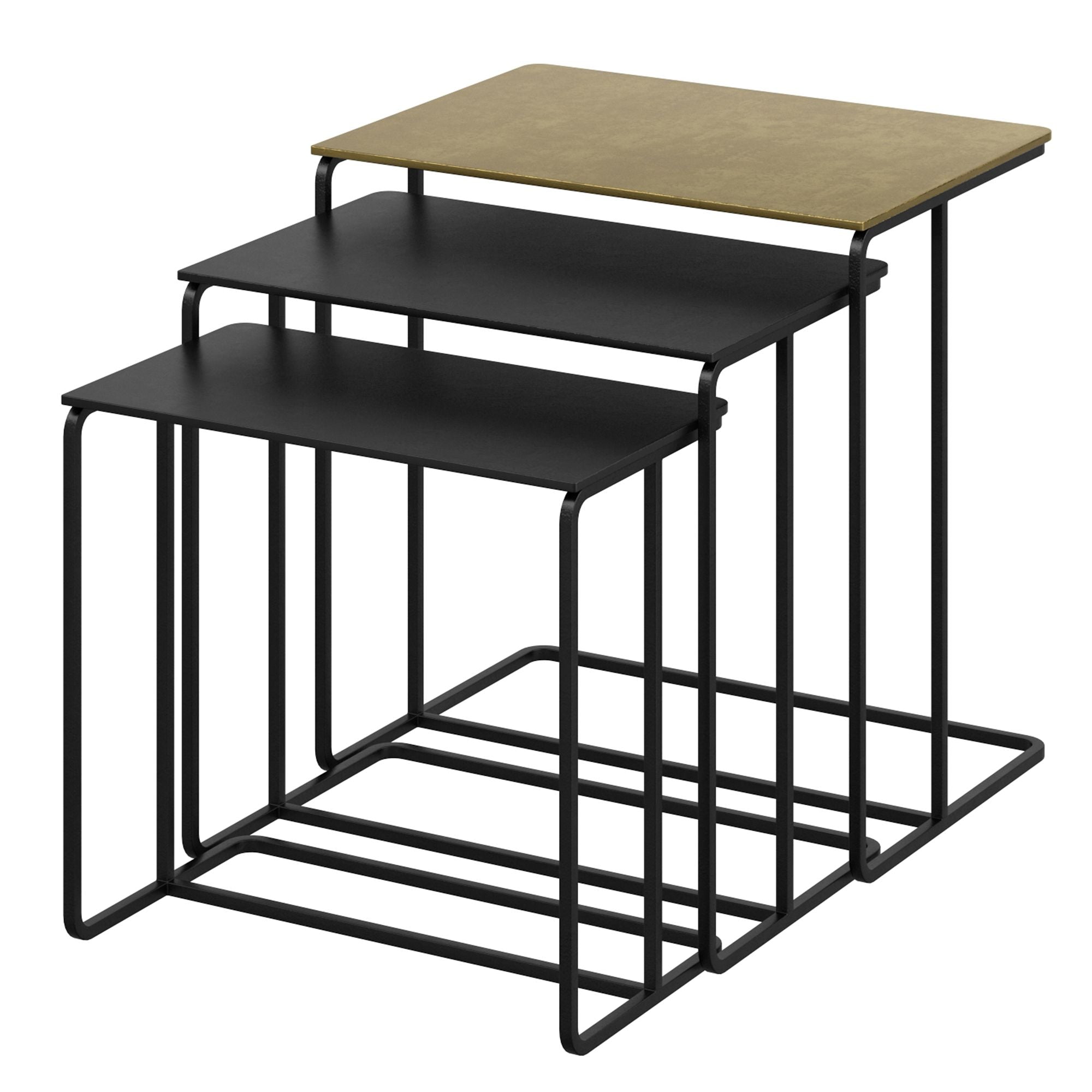 Bristol 3pc Accent Table Set - chic accent table for contemporary home interiors | Image 1 | InSTYLE Home & Rugs
