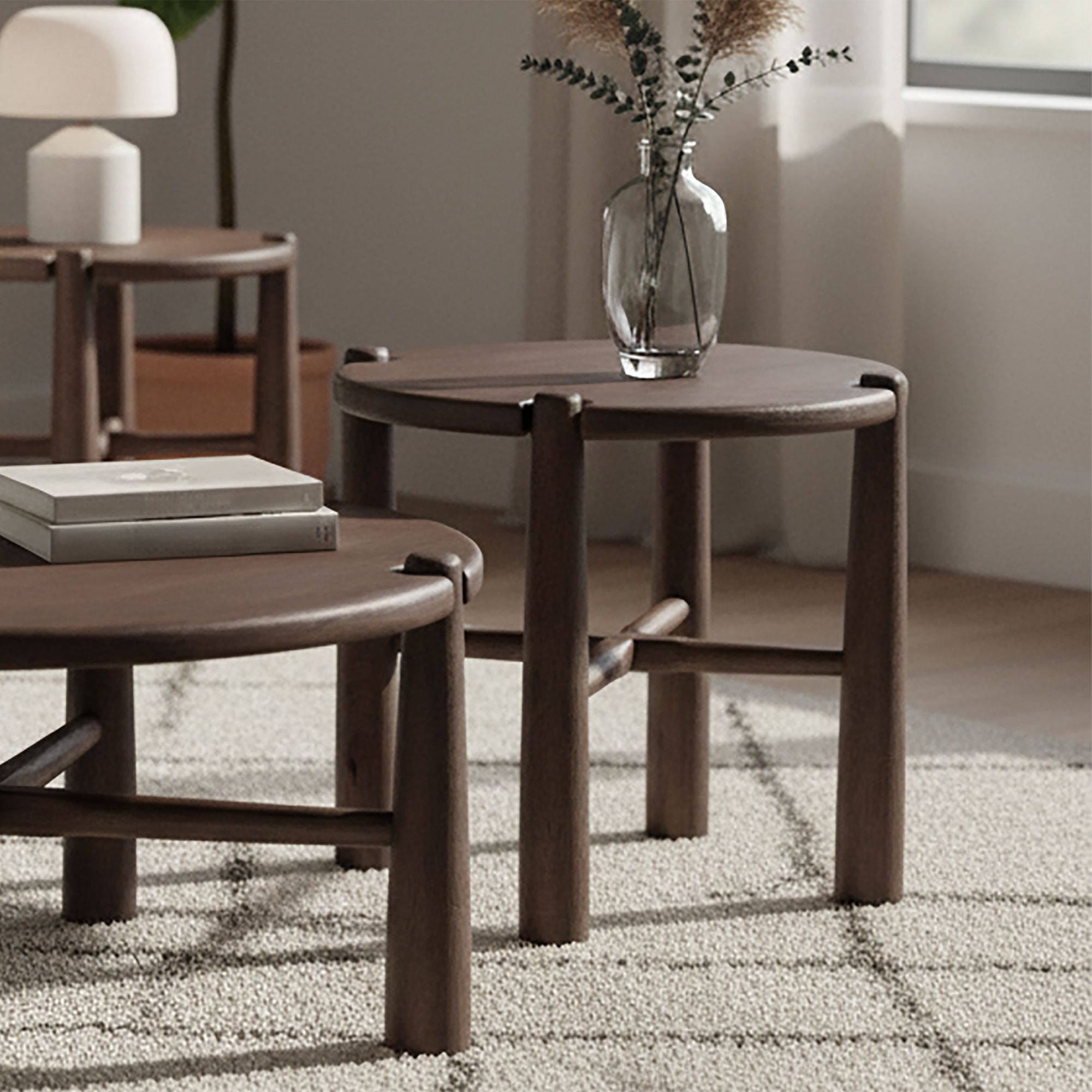 Carlyn Round Accent Table - chic accent table for contemporary home interiors | Image 2 | InSTYLE Home & Rugs