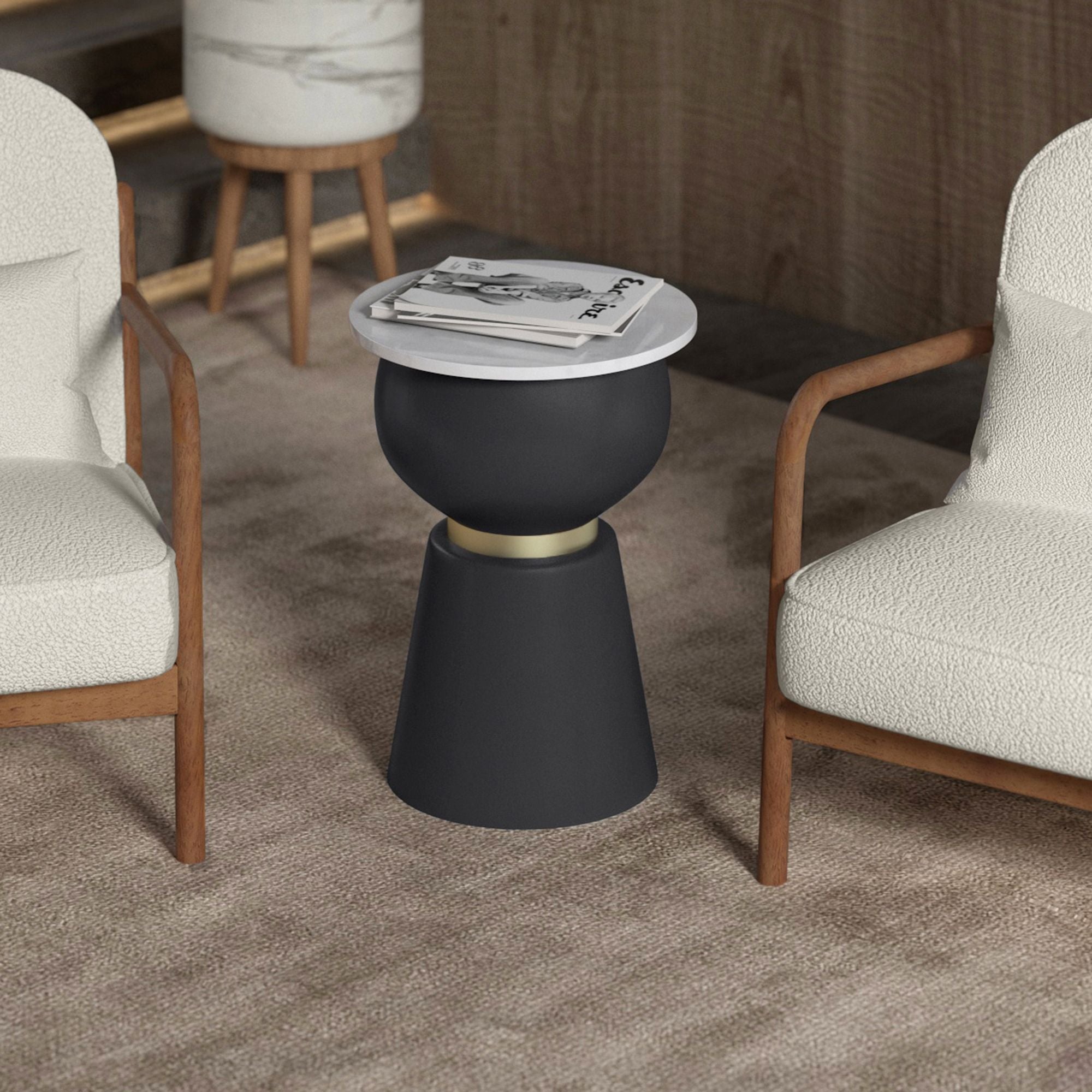 Alora Accent Table - chic accent table for contemporary home interiors | Image 2 | InSTYLE Home & Rugs