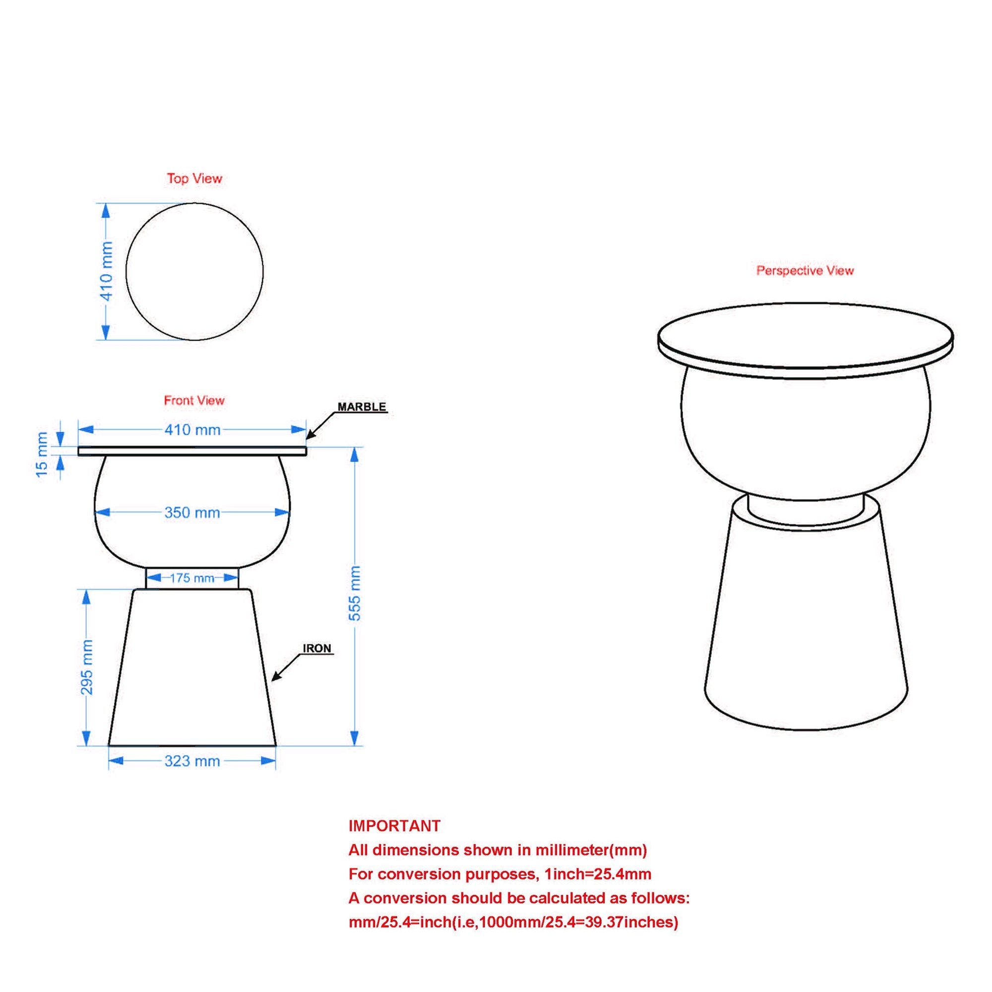 Alora Accent Table - chic accent table for contemporary home interiors | Image 8 | InSTYLE Home & Rugs