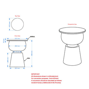 Alora Accent Table - chic accent table for contemporary home interiors | Image 8 | InSTYLE Home & Rugs