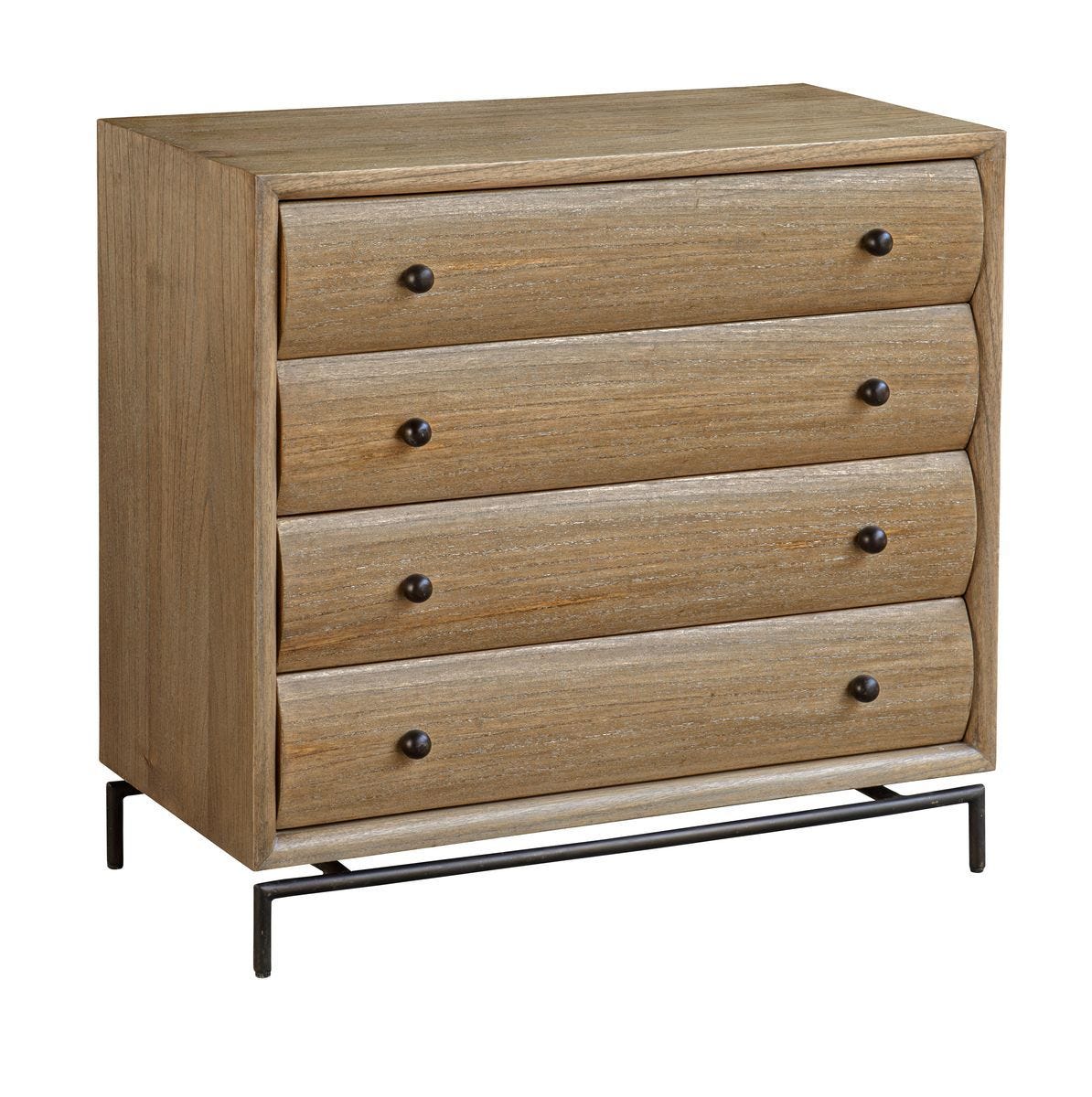 Millard 4 Drawer Chest - versatile drawer unit for office, bedroom, or living space | Image 3 | InSTYLE Home & Rugs