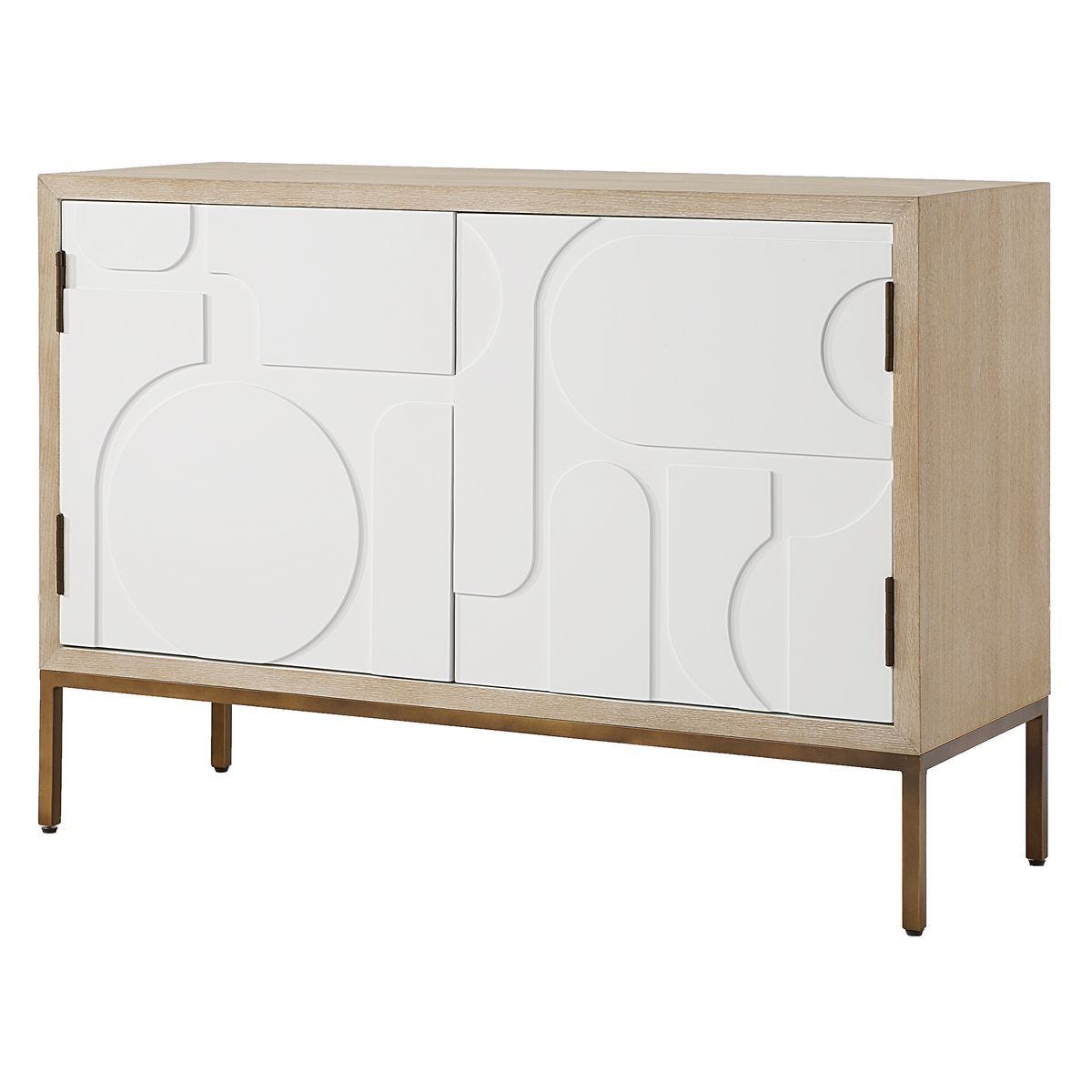 Weimar 2 Door Cabinet - elegant cabinets for your bar | Image 3 | InSTYLE Home & Rugs