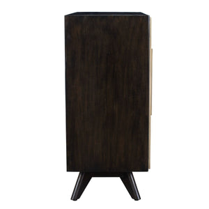 Reina 2 Door Cabinet - perfect storage for drinks and glassware | Image 5 | InSTYLE Home & Rugs